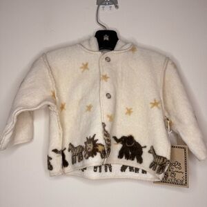 NWT SEEDS by CORKY & COMPANY Zoo Crew Hooded Snap Front Jacket